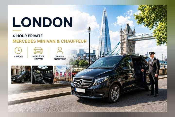 London: 4-Hour Private Mercedes Minivan & Chauffeur - Photo 1 of 13